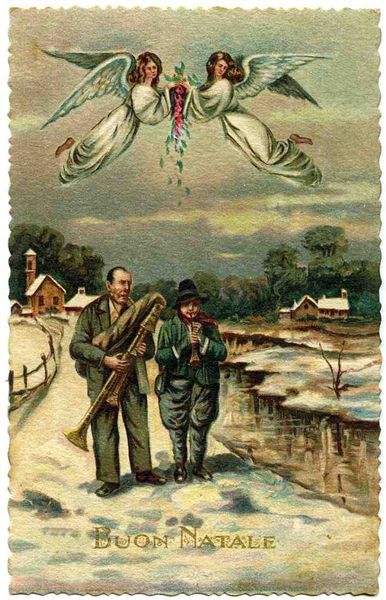 Cartoline Antiche Di Buon Natale.A Treville La Mostra Di Cartoline D Epoca Natalizie